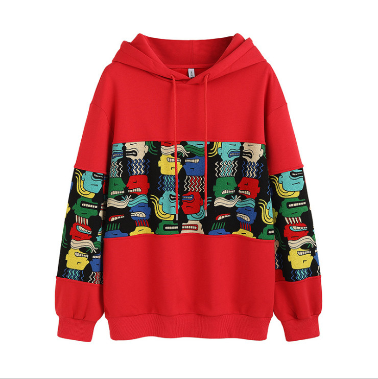 Frauen bedruckte Pullover Hoodies