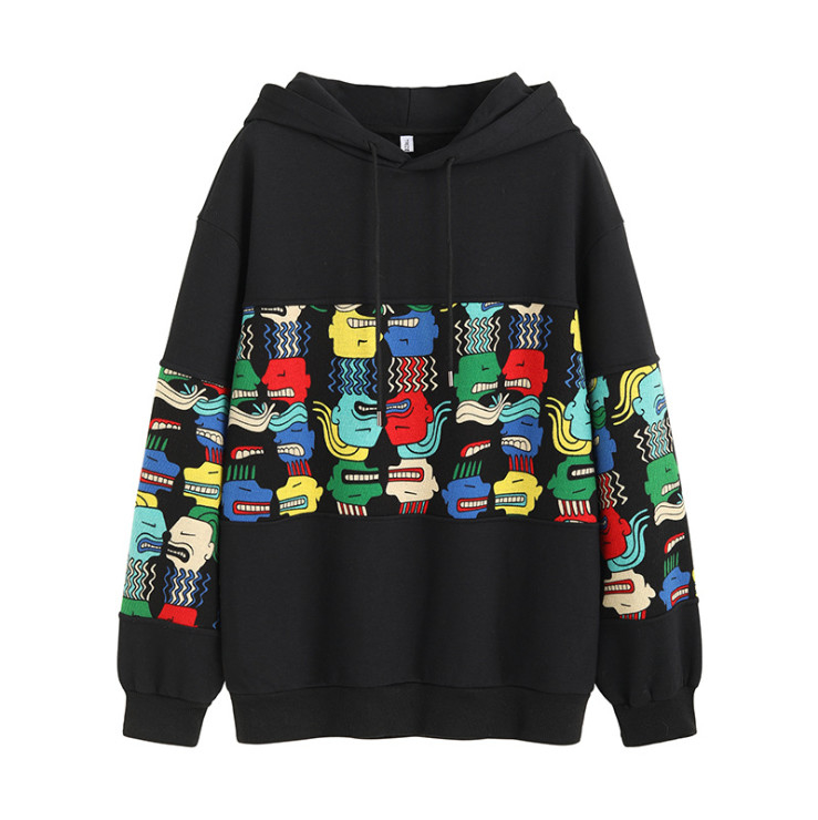 Frauen bedruckte Pullover Hoodies